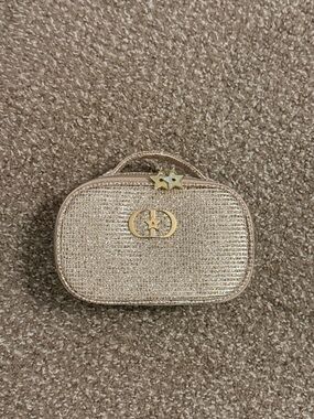 Christian Dior Gold Cosmetic Bag